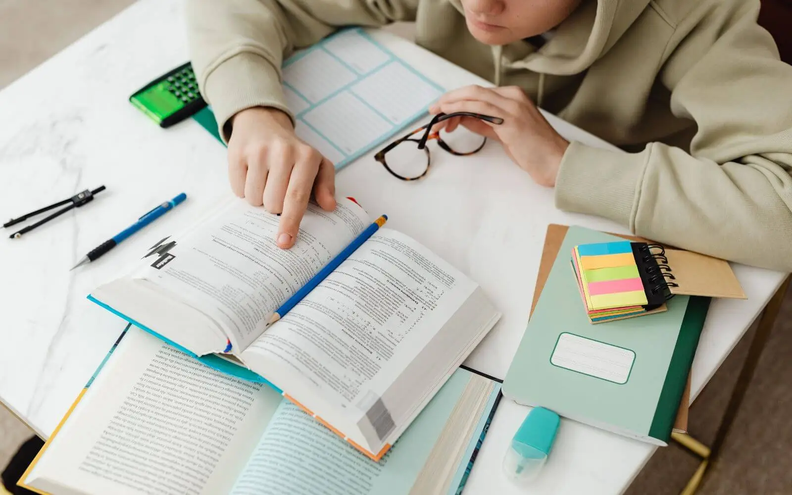 Confident student studying online with lincolnshire Tutoring